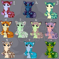 Chibi fox adopts $10 ea