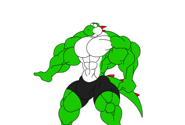 for fun here's a big beefy yoshi.