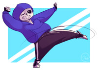 Sans Seraphim (Undertale AU fanart) by Arttimo -- Fur Affinity [dot] net