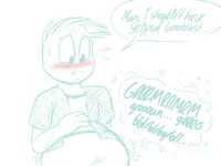 Commission - Big Guy, Big Appetite 