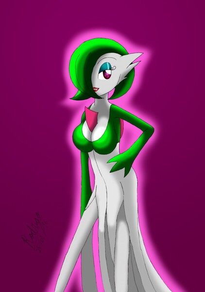 Gardevoir Fan Art by TheGreenCoffii -- Fur Affinity [dot] net