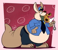 Jan/06: Police officer Kangaroo vore