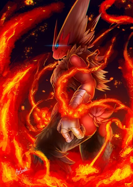 Mega blaziken HD wallpaper | Pxfuel