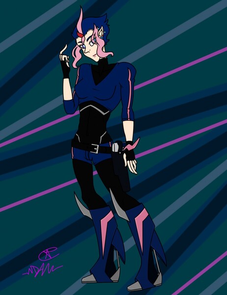 Transformers prime: Arcee in color by TheBrave -- Fur Affinity [dot] net