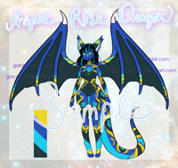 Azure Rose Dragon adopt (OPEN)