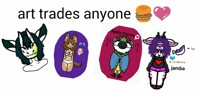 art trade anyone 💜