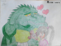 Samantha and Leatherhead Valentine Day