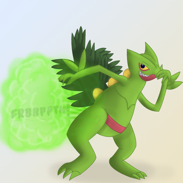 Gassy Sceptile By Rossthedragon Fur Affinity [dot] Net