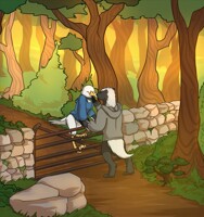 a walk in the forest