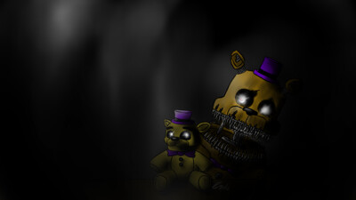 Chibi Nightmare Fredbear 2 by PolarBeargirl2o -- Fur Affinity [dot