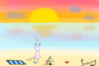 Enjoying the sunset