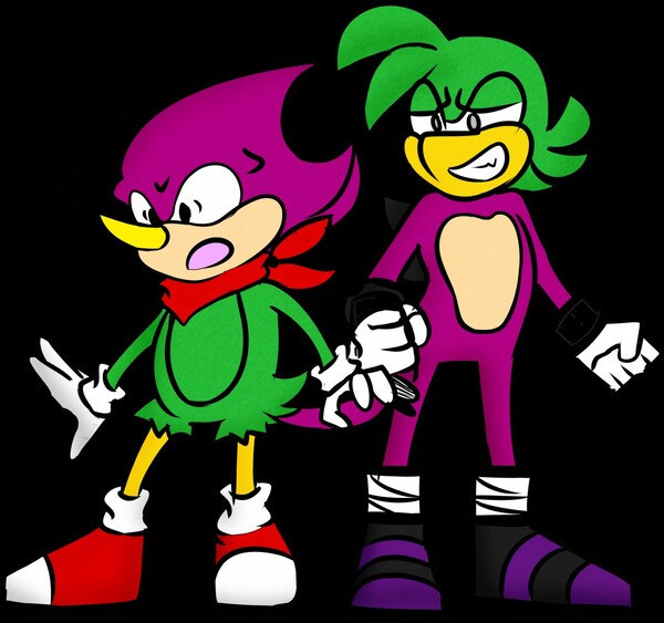 Dark Sonic and Amy, <3 Nyra <3