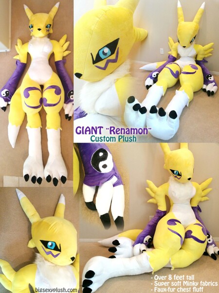 giant renamon plush