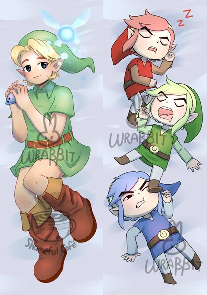 Toon Link OoT Link Dakimakura PREORDER OPEN by how shameful Fur Affinity dot net