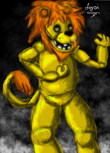 Fnaf lion animatronic