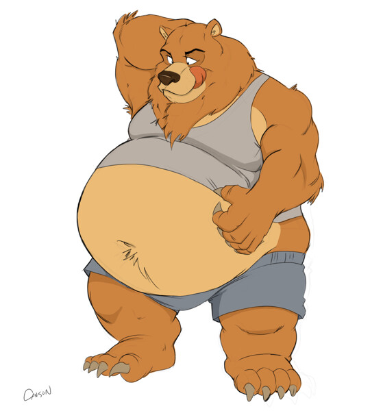 Belly big bear Bear Belly