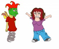 Chibi Lady ALT and Jacques