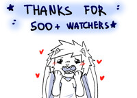 THANKS FOR 500 WATCHERS