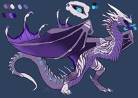 Unnamed Demonic Wyvern by KaprikaAZ