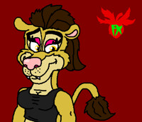 Lisa lioness head shot icon