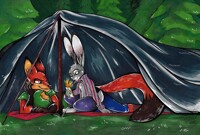 Camping - Colored
