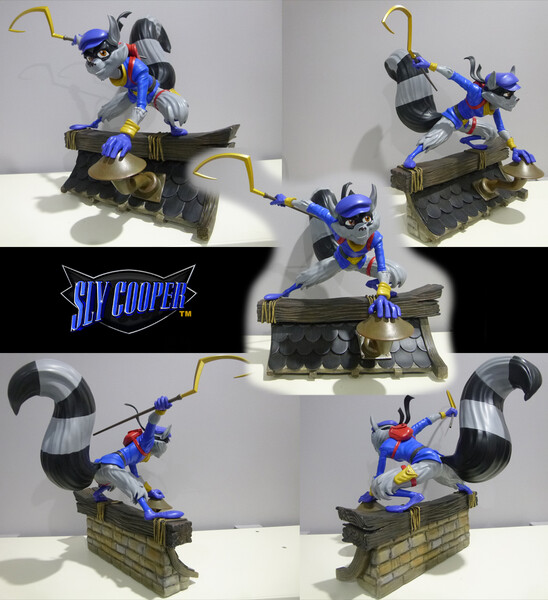 Gaming Heads SLY COOPER 3 Statues