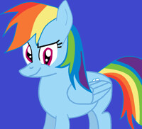 Old Rainbow Dash picture