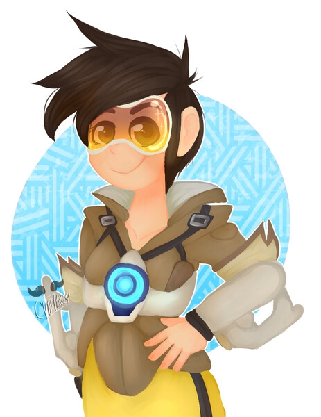 Tracer (Fanart) by gtsdev -- Fur Affinity [dot] net