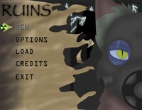 Ruins Main Menu concept