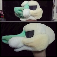 Protogen Fursuit Head Template Digital PDF Pattern for DIY 