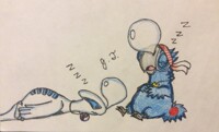 Sleeping Snot Bubbles
