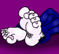 Cleo the poodles foot shot icon