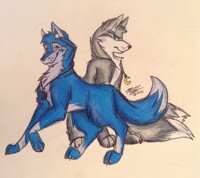Lexis (Alpha) and Joshua by Vanessa_Von_Claymon