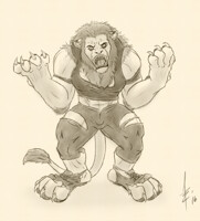 Comm - The Werelion is not amused.