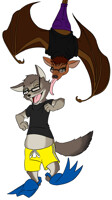 why would you put a bat in pants