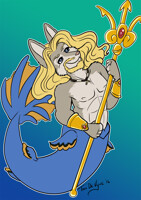 Flat colour commission - Ryan Merman