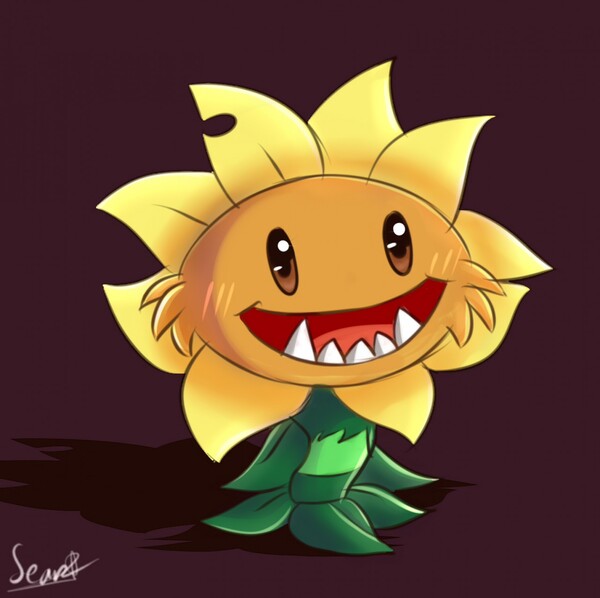 Sunflower - PvZ2 Fanart by HyperspacialArtist -- Fur Affinity [dot] net