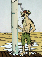 sand in the trunks