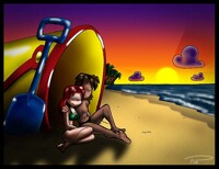 Teeny Weeny Bikini Sunset Shelter