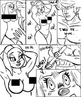 ARRESTED COMIC PAGE 6 BW SKETCH