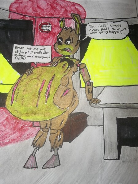 FNAF 3 Springtrap by Blushing_Cactus -- Fur Affinity [dot] net