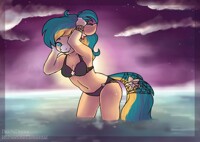 Never too late for a swim