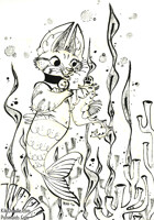 Purrmaids Coloring Book Concept