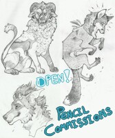 Pencil commissions open!  3 slots left