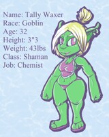 Tally Waxer - Ref Sheet