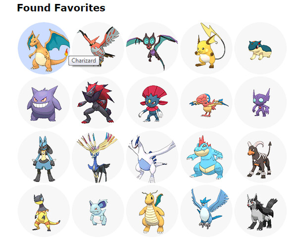 Ultimate Favorite Pokemon Picker - Use the Tool & Post Your Faves