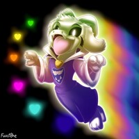 Rainbow Death Goat Asriel