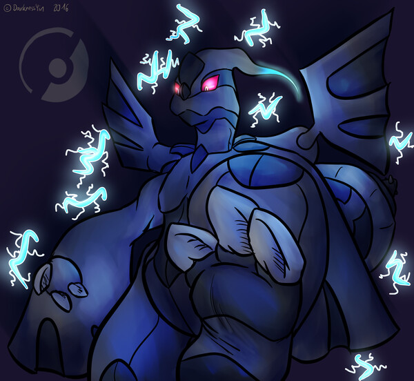 Darkrai/Zekrom fusion , for the Greek Mythology Themed Competition,  represents Erebus, god of darkness : r/PokemonInfiniteFusion