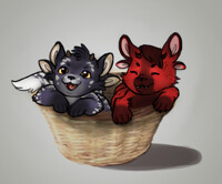 Happy Bday Eglanttine and Kédr!