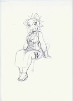 sweet makes her self pretty